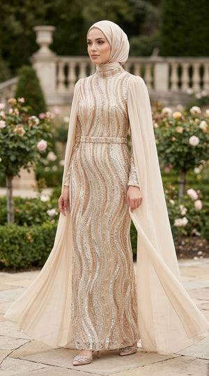 Dress 083 Beige